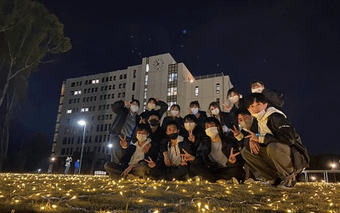 あのく祭の準備を行い他学部との交流もでき良い経験に!