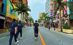 バレー部の同級生と沖縄旅行へ!休日も楽しんでいます。
