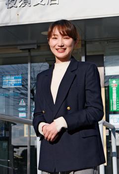 2017年度 経済学部 経済学科卒業（福岡県 祐誠高等学校出身）筬島 志織さん